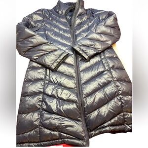Calvin Klein BLUE DOWN Puffer COAT Quilted Packable Lightweight Gorpcore women M